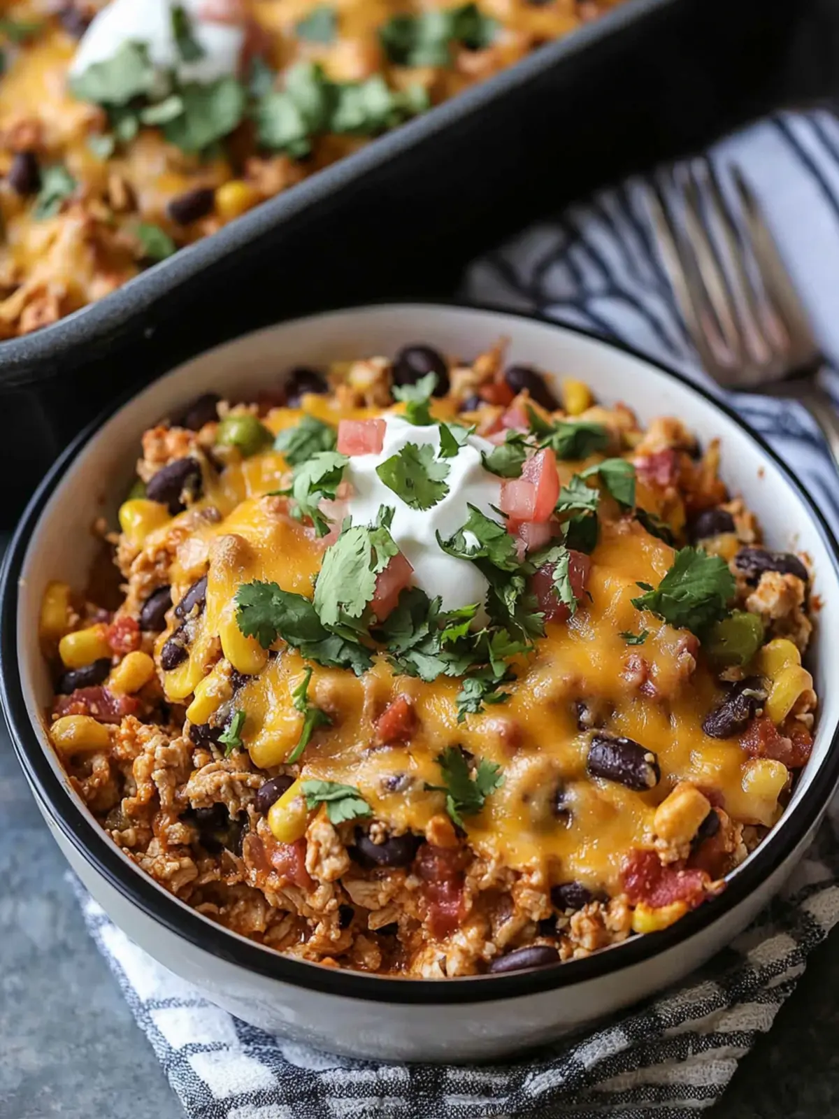 Ground Chicken Taco Casserole: Easy One-Pan Tex-Mex Bliss 4 Ground Chicken Taco Casserole
