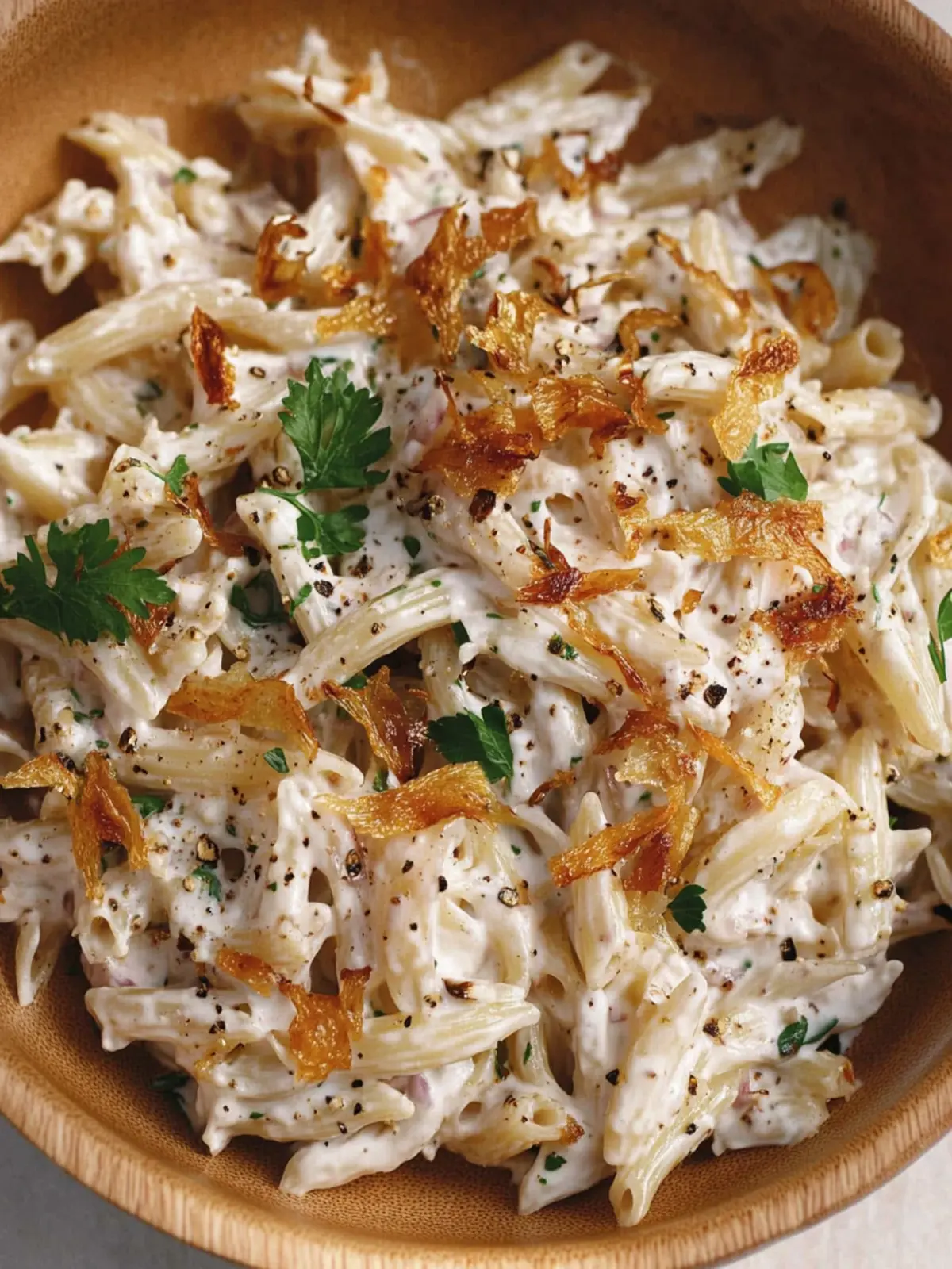 French Onion Pasta Salad That Will Wow Your Taste Buds 2 French Onion Pasta Salad