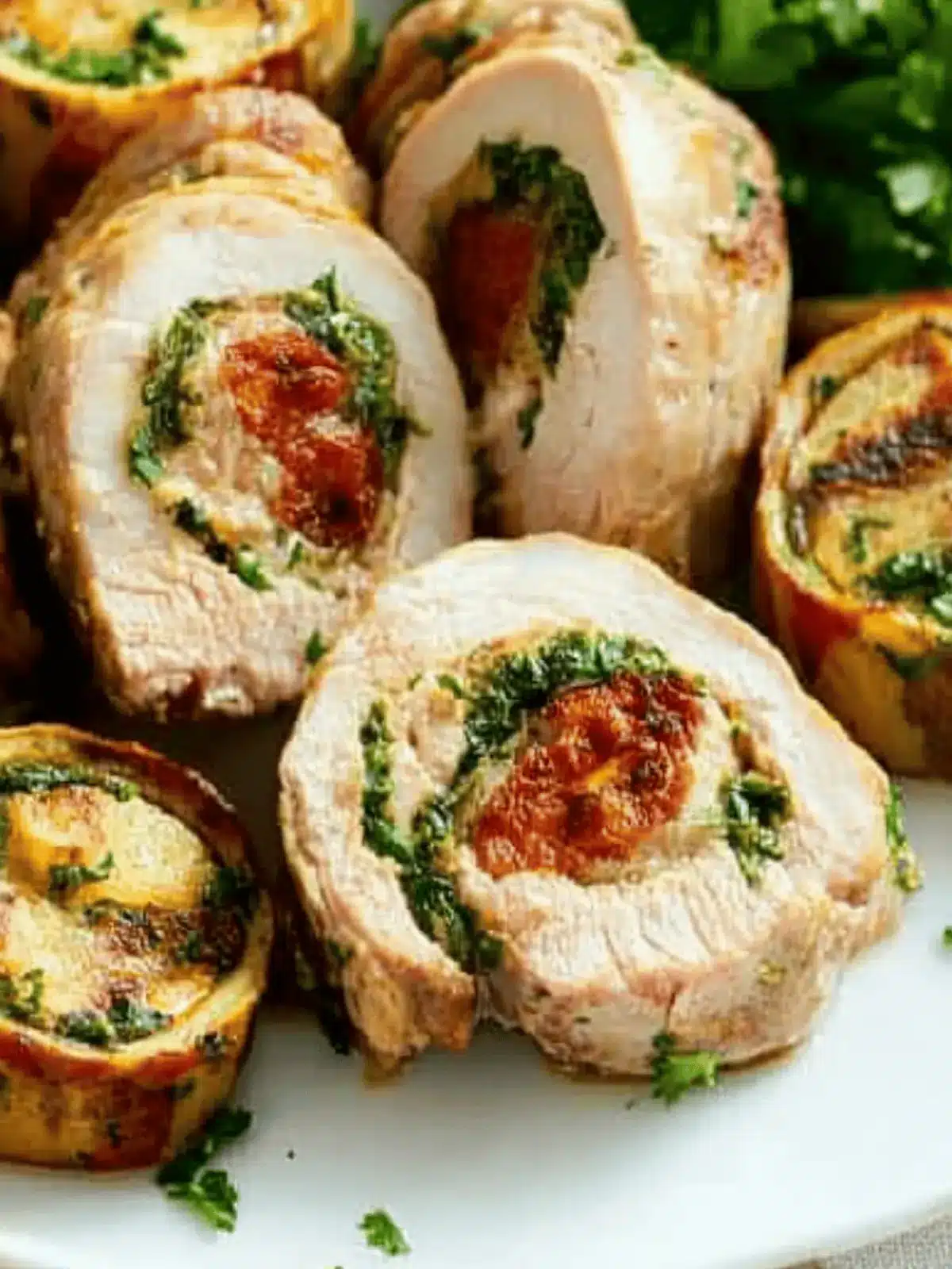 Mouthwatering Stuffed Pork Tenderloin with Spinach & Cheese 2 Stuffed Pork Tenderloin