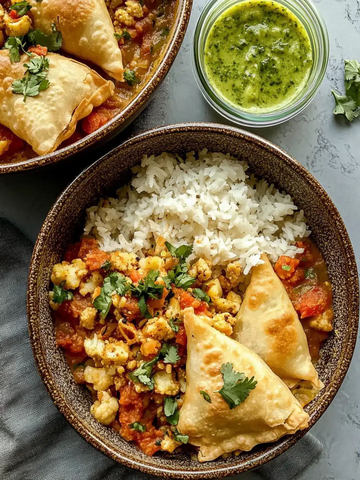 Savor Samosa-Inspired Bowls with Roasted Veggies Delight 4 Samosa-Inspired Bowls