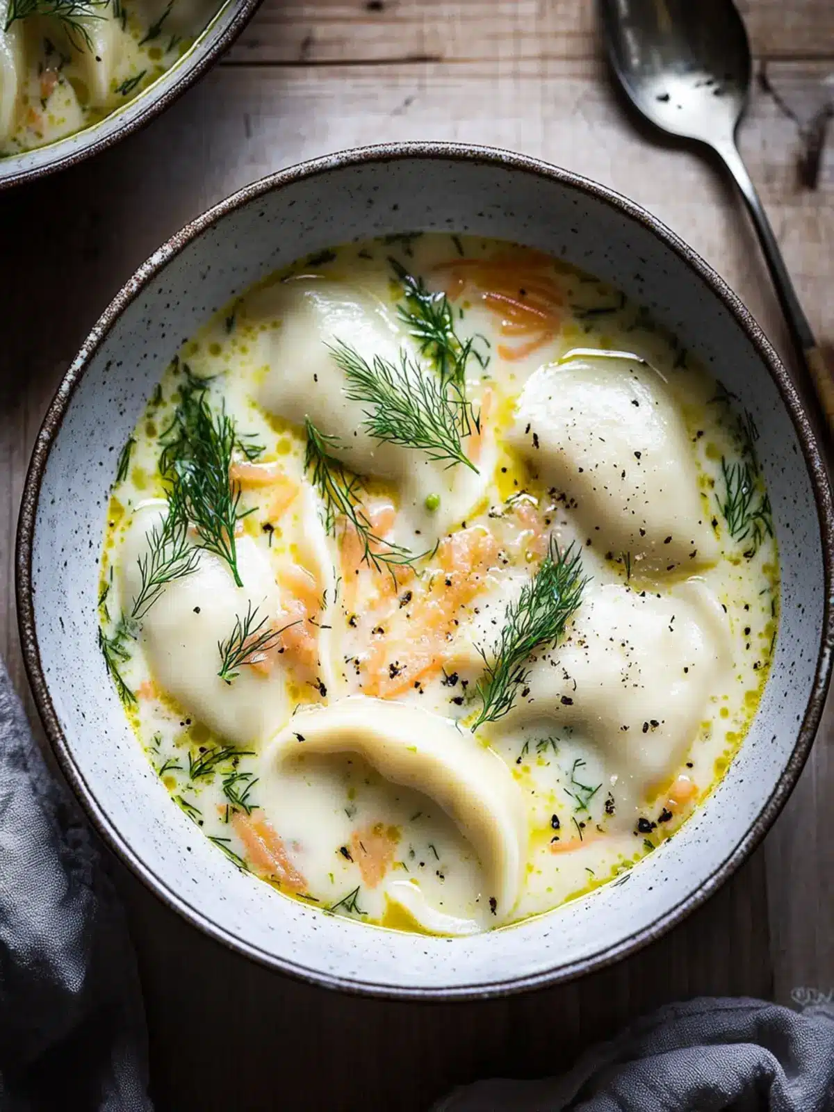 Comforting Pierogi Dill Soup Ready in 30 Minutes Flat 2 Pierogi Dill Soup