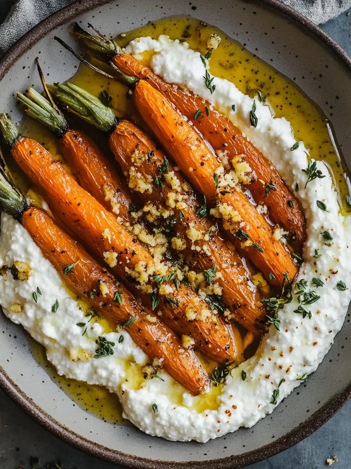 Irresistible Roasted Carrots with Whipped Ricotta & Hot Honey 3 Roasted Carrots with Whipped Ricotta & Hot Honey
