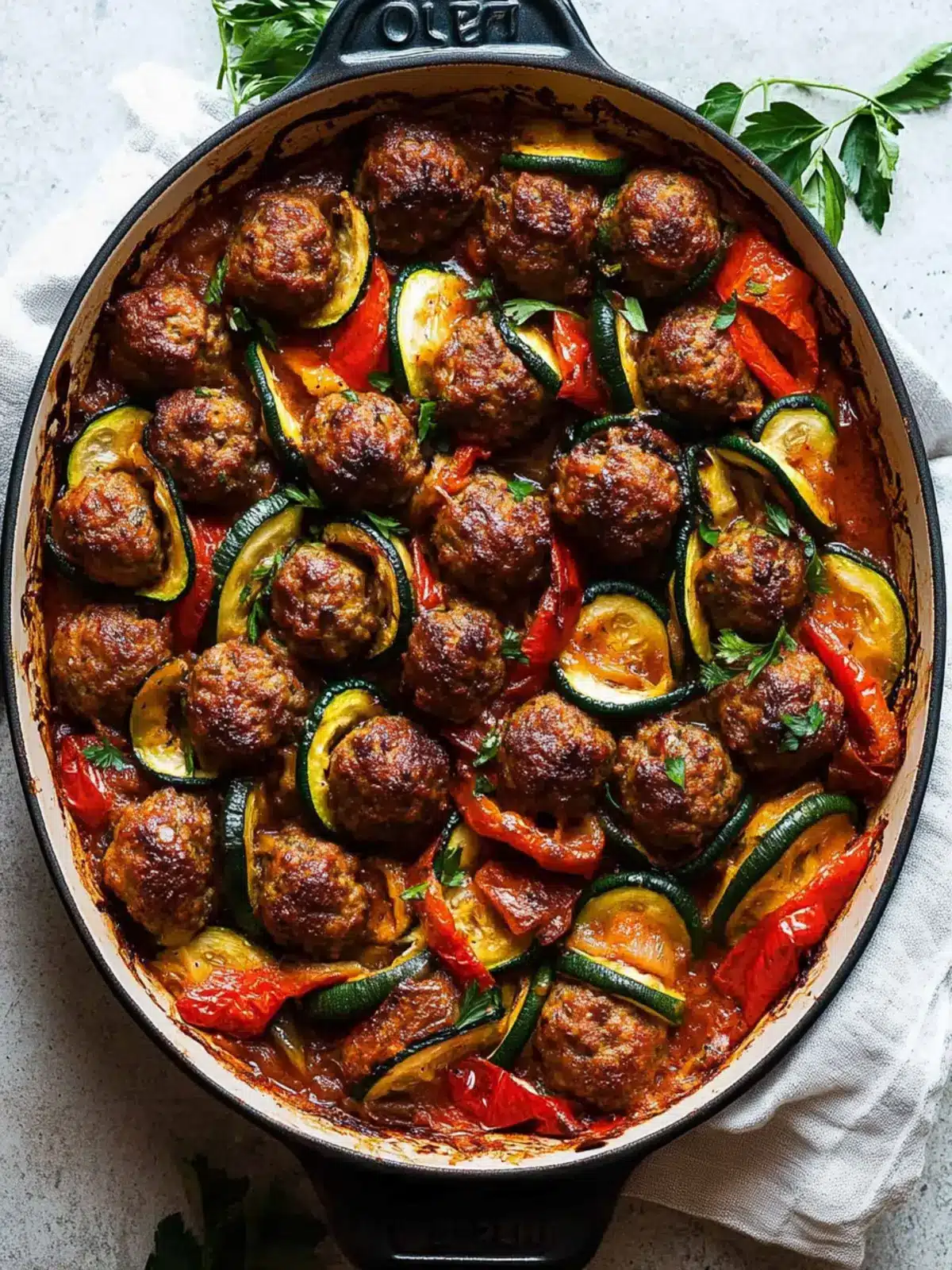 Moroccan Spiral Meatball Zucchini Bake Your New Family Favorite 2 Moroccan Spiral Meatball Zucchini Bake