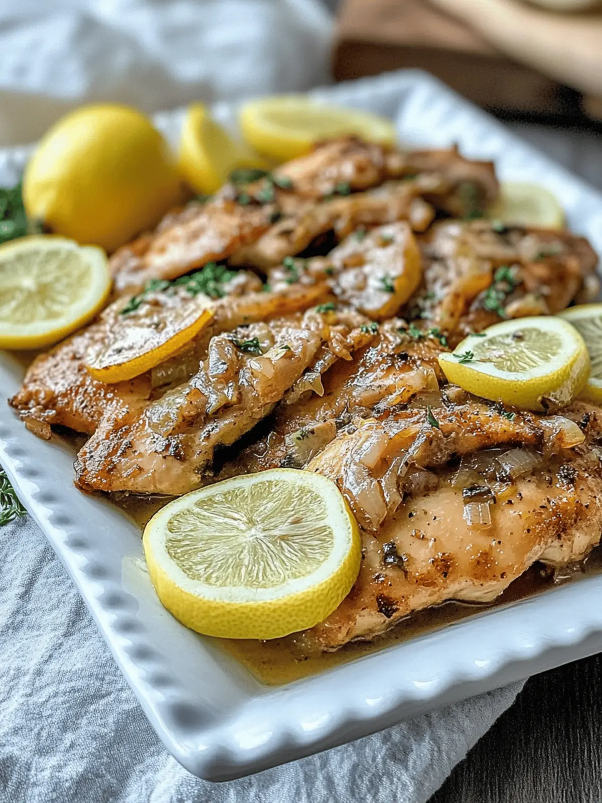 Lemon Shallot Chicken That's Juicy and Creamy Deliciousness 3 Lemon Shallot Chicken