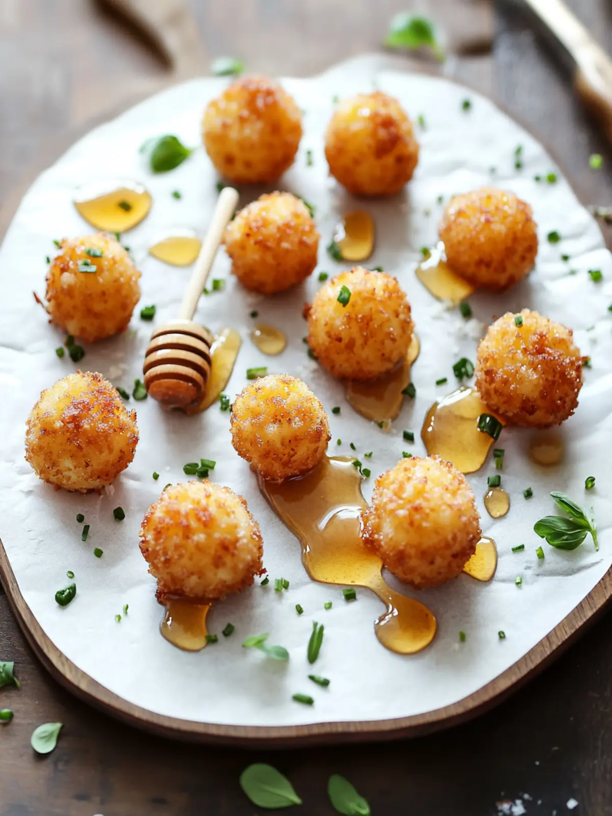 Crispy Goat Cheese Poppers with Honey: A Must-Try Treat! 4 Crispy Goat Cheese Poppers with Honey