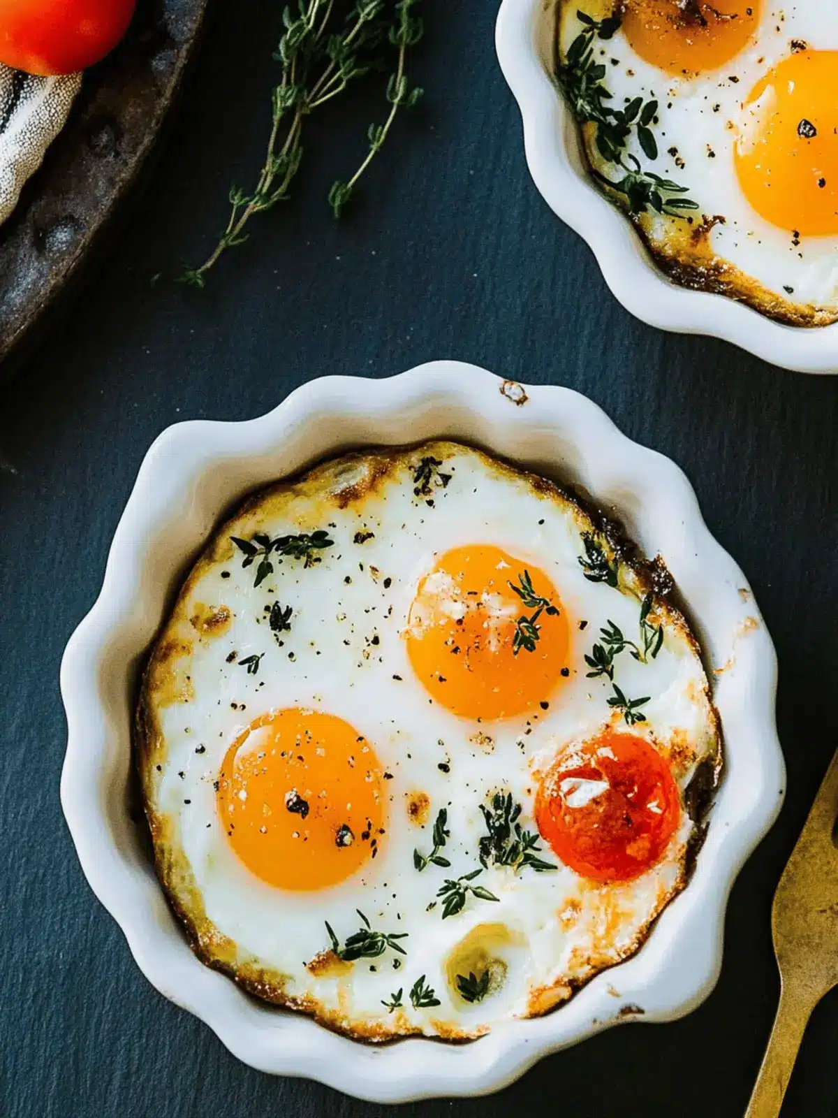 Delicious Baked Eggs with Flavorful Toppings You ll Love 2 Baked Eggs