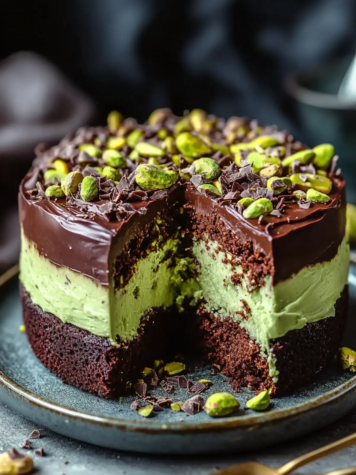 Decadent Dubai Chocolate Pistachio Cake You'll Adore 2 Dubai Chocolate Pistachio Cake