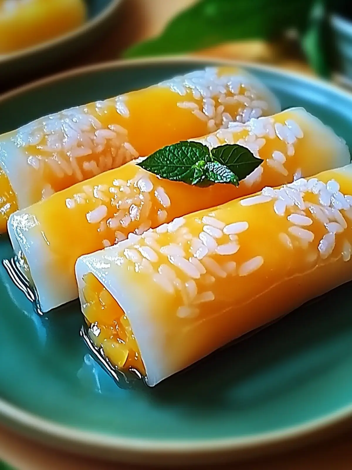 Sweet Mango Sticky Rice Rolls for a Refreshing Vegan Treat 3 Sweet Mango Sticky Rice Rolls
