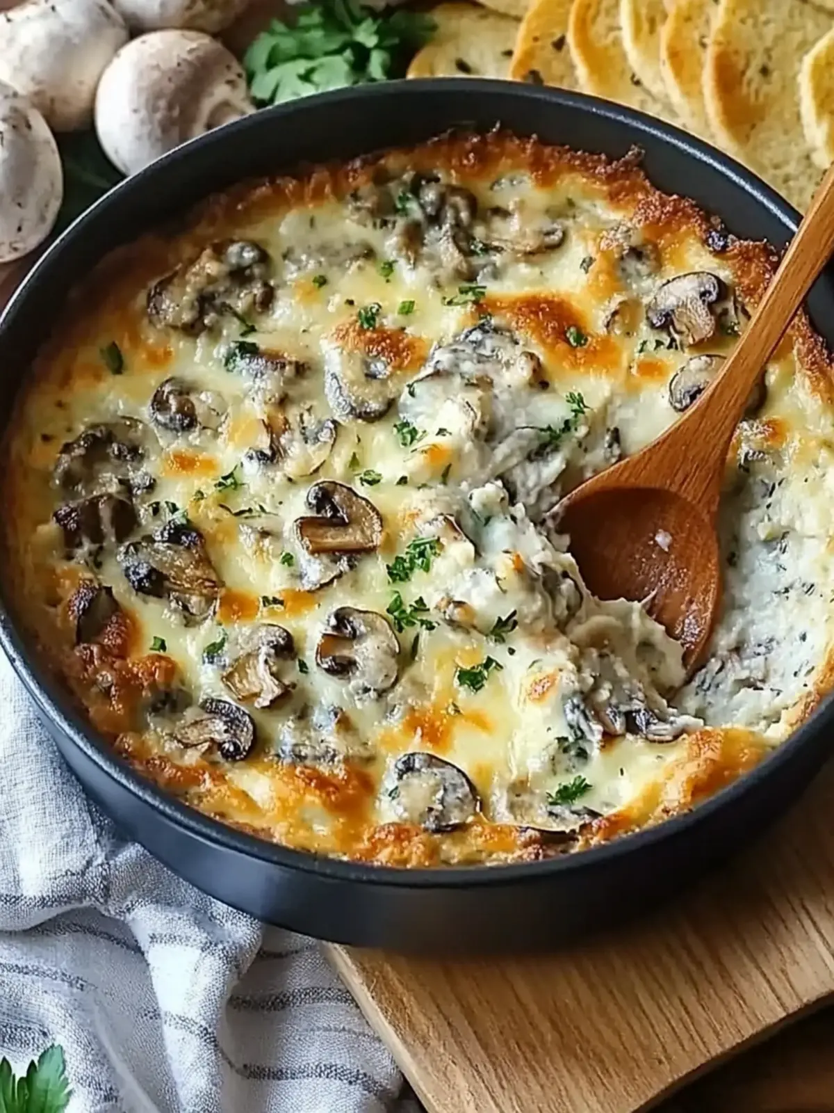 Creamy Stuffed Mushroom Dip: Ultimate Game Day Delight 2 Stuffed Mushroom Dip