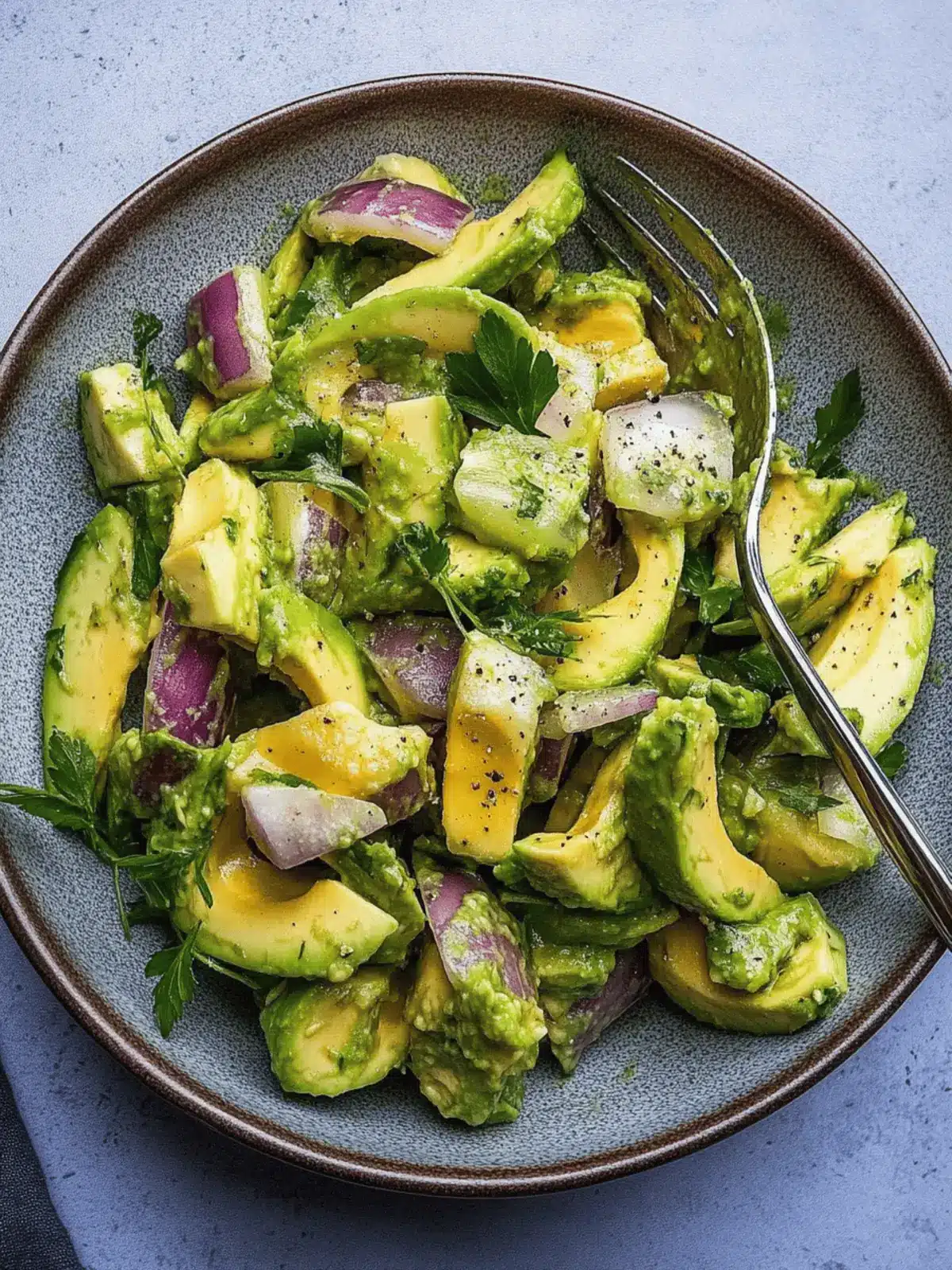 Zesty Avocado Salad for a Fresh and Easy Side Dish 2 Avocado Salad