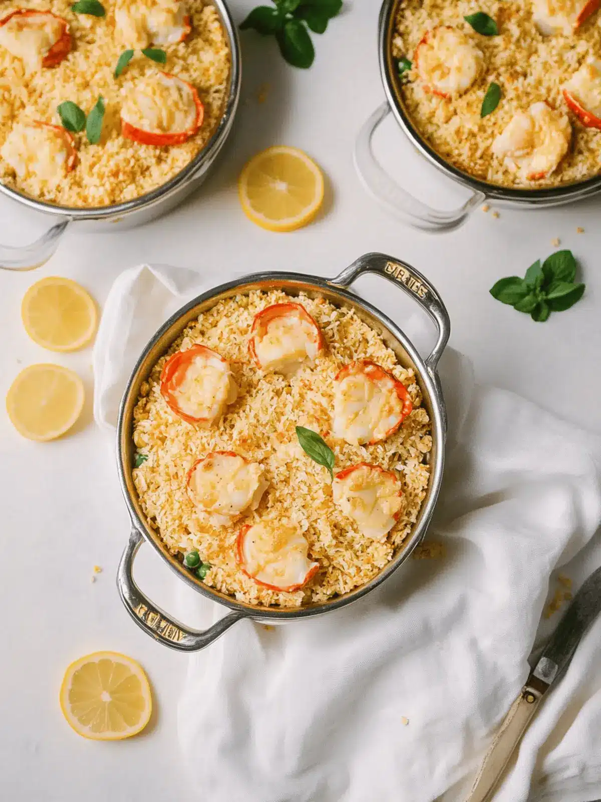 Savory Lobster Casserole with Buttery Ritz Topping Bliss 2 Lobster Casserole with Buttery Ritz Topping