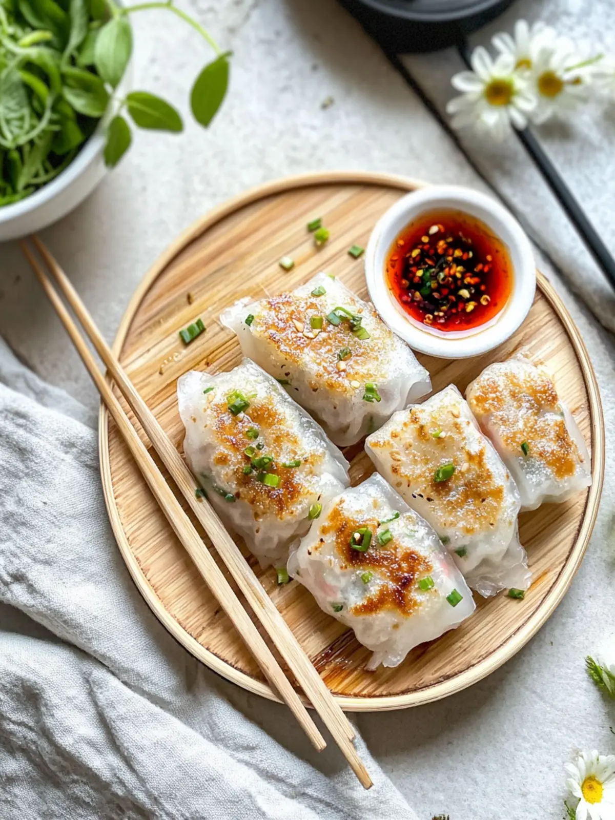 Crispy Rice Paper Dumplings: Customize Your Perfect Bite 3 Crispy Rice Paper Dumplings