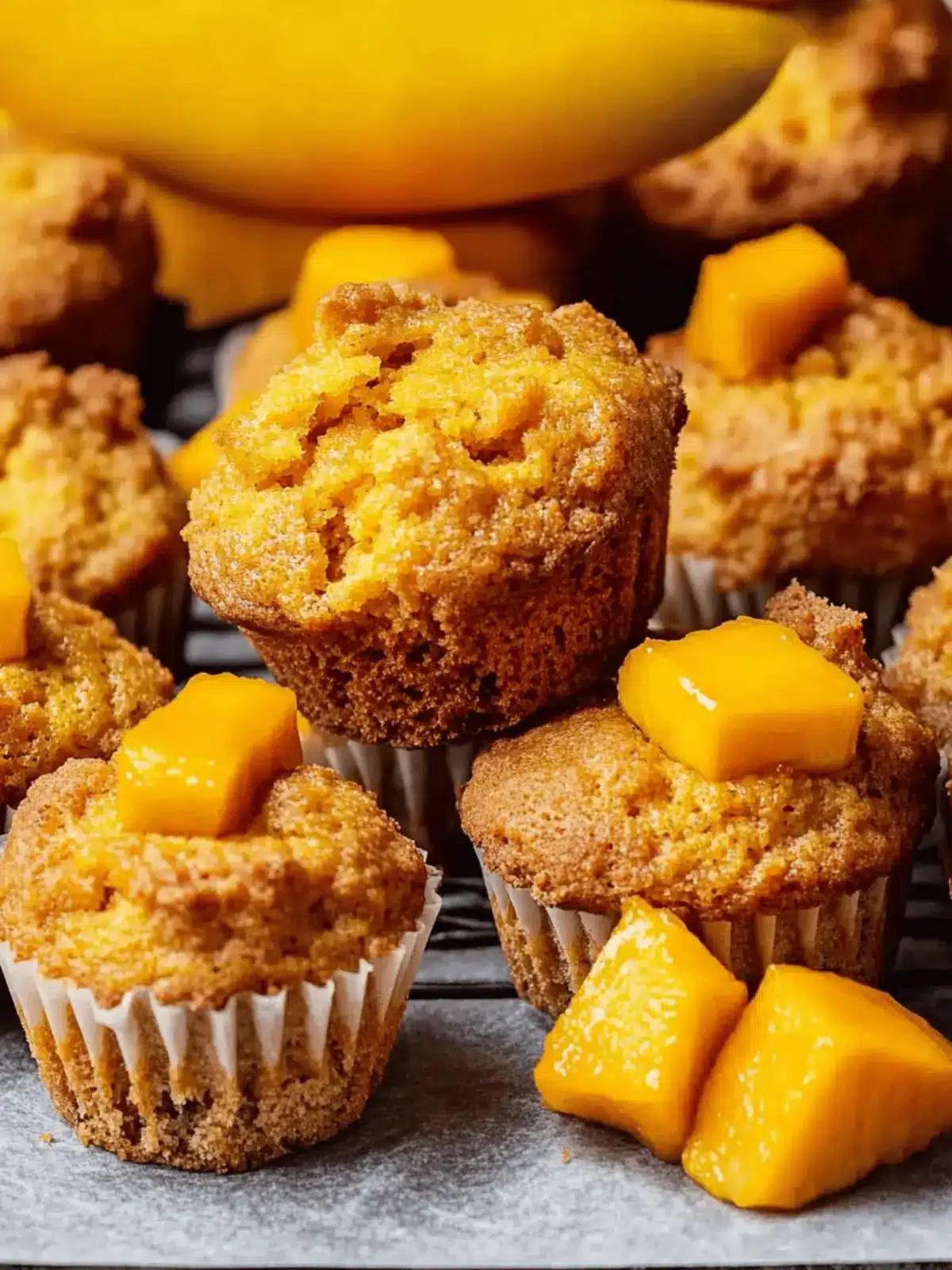 Delicious Mango Muffins with Coconut for a Tropical Twist 4 Mango muffins