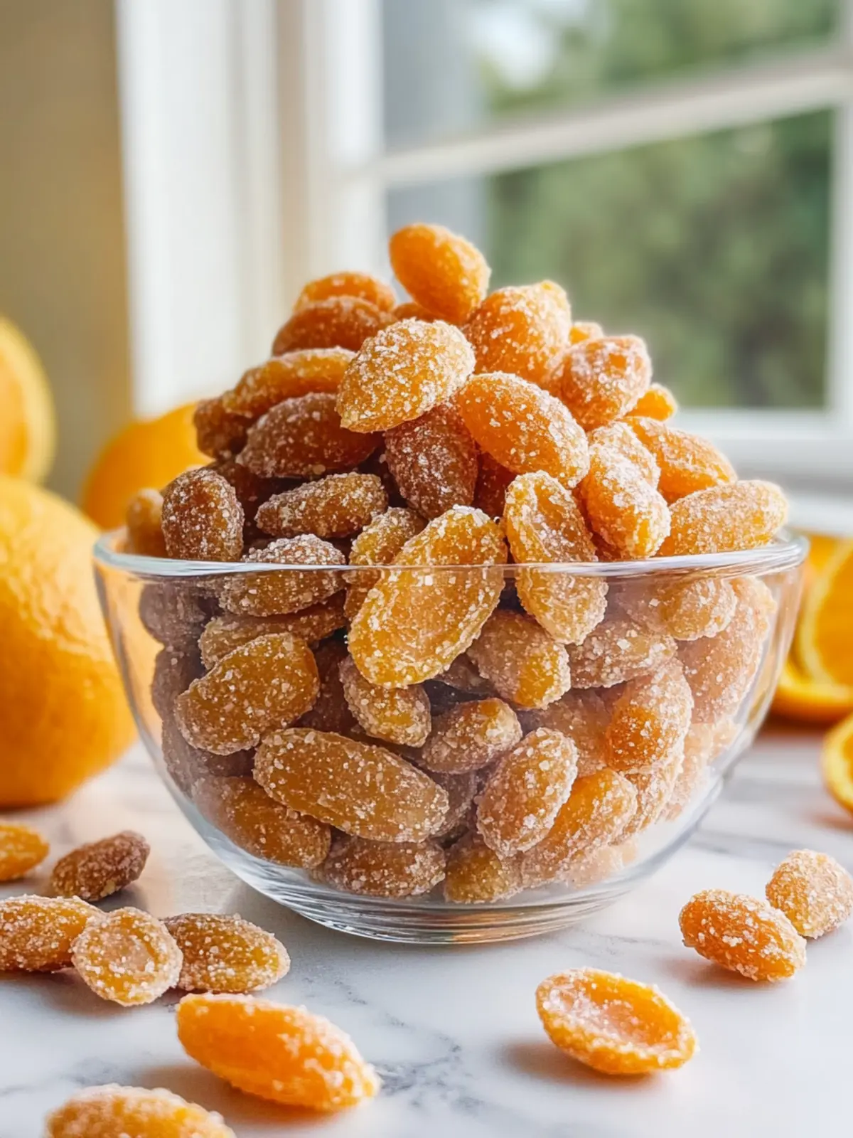 Delicious Orange Candied Almonds for Sweet Holiday Gifting 2 Orange Candied Almonds