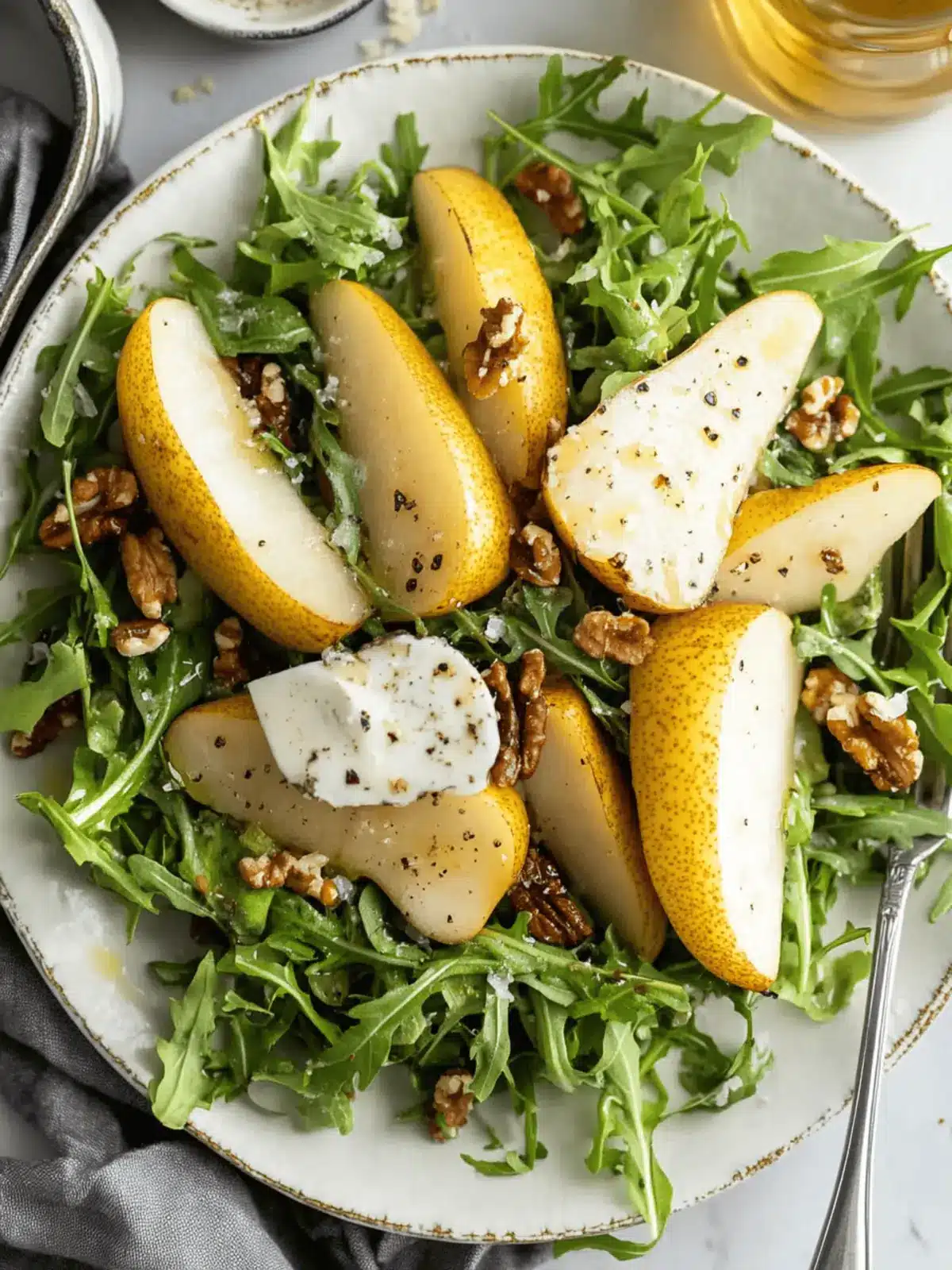 Deliciously Easy Roasted Pear Salad for Cozy Fall Evenings 4 roasted pear salad