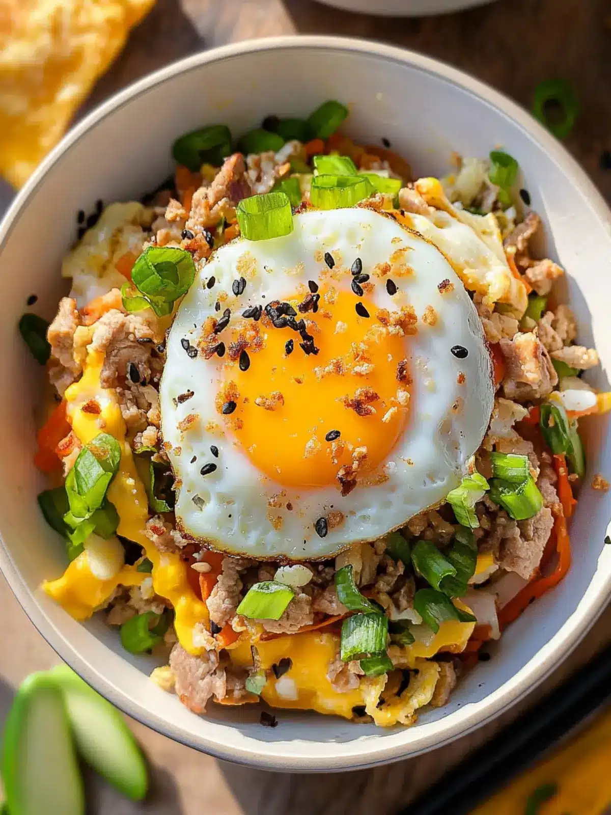Savor the Flavor: Breakfast Egg Roll in a Bowl Delight 2 Breakfast Egg Roll in a Bowl