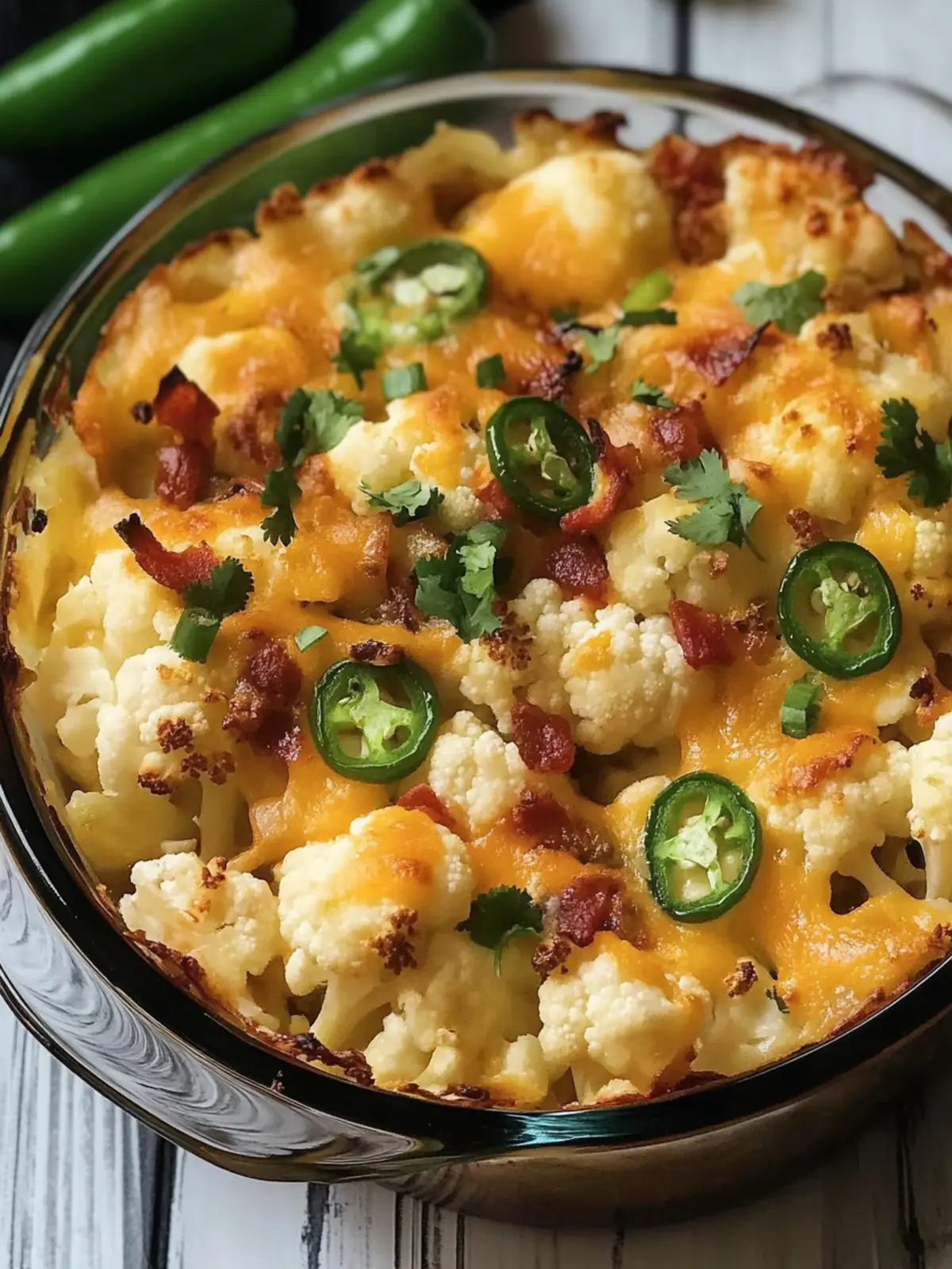 Tasty Jalapeno Popper Cauliflower Casserole Made Easy 4 Tasty Jalapeno Popper Cauliflower Casserole