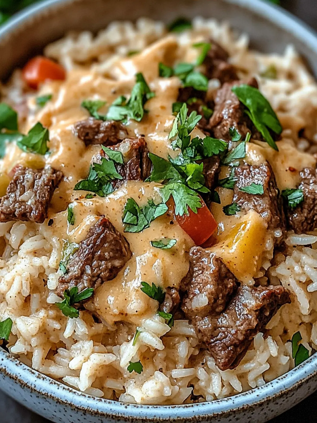 Steak Queso Rice: A Creamy Tex-Mex Delight You'll Love 3 Steak Queso Rice