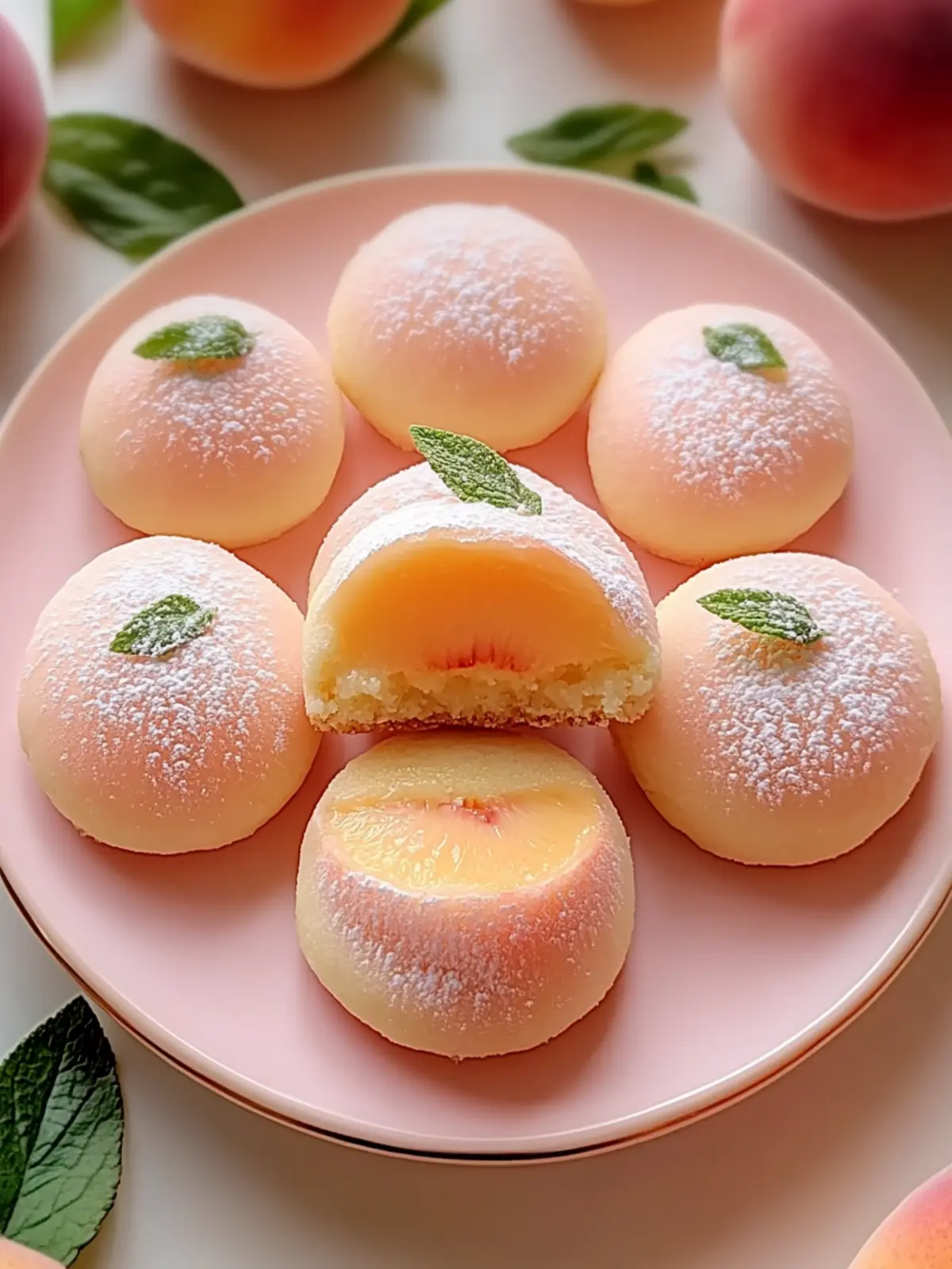 Whimsical Peach Cookies: Delight in Every Chewy Bite 4 Whimsical Peach Cookies
