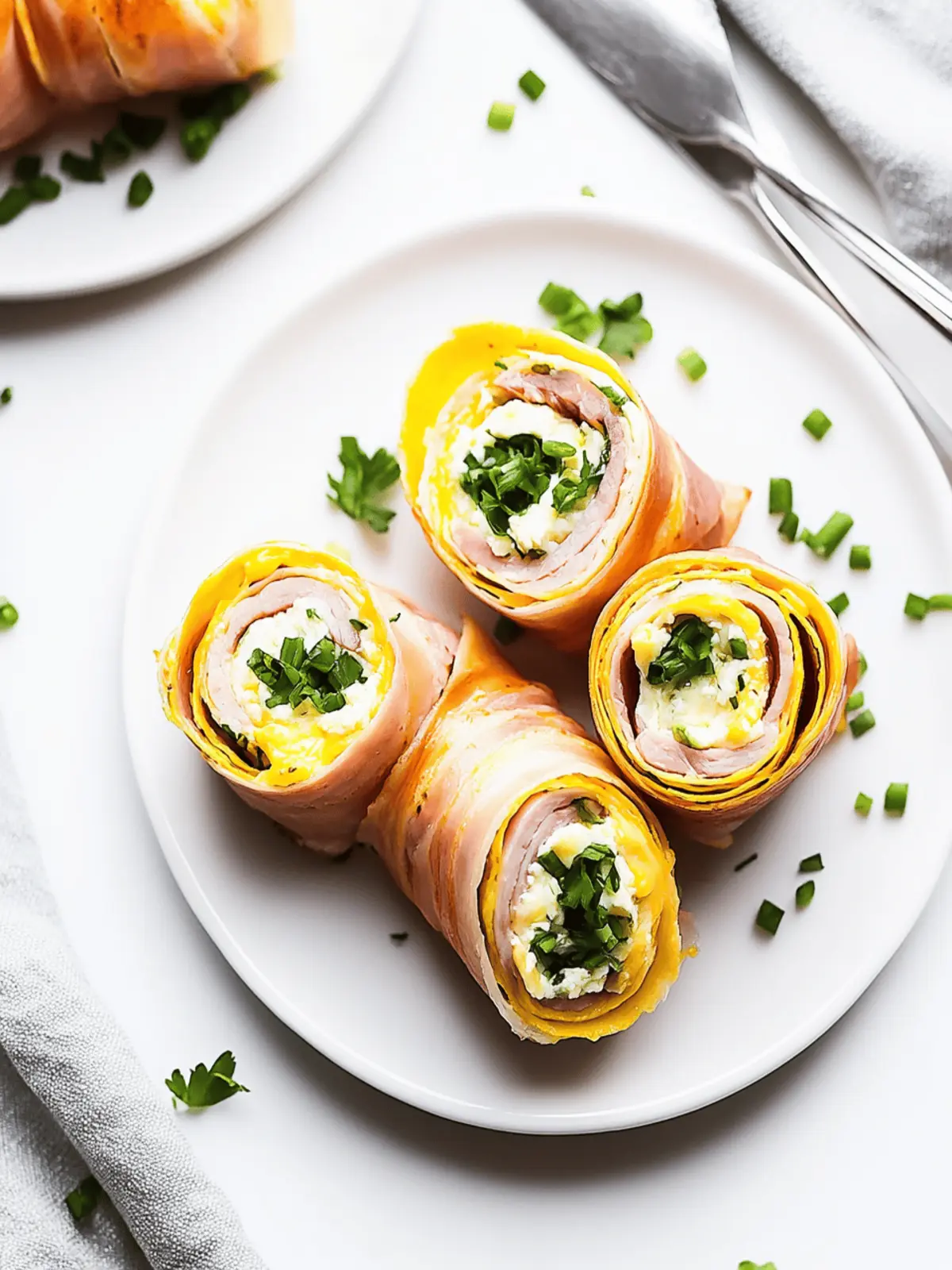 Low-Carb Ham and Cheese Breakfast Roll-Ups for Easy Mornings 4 Low-Carb Ham and Cheese Breakfast Roll-Ups