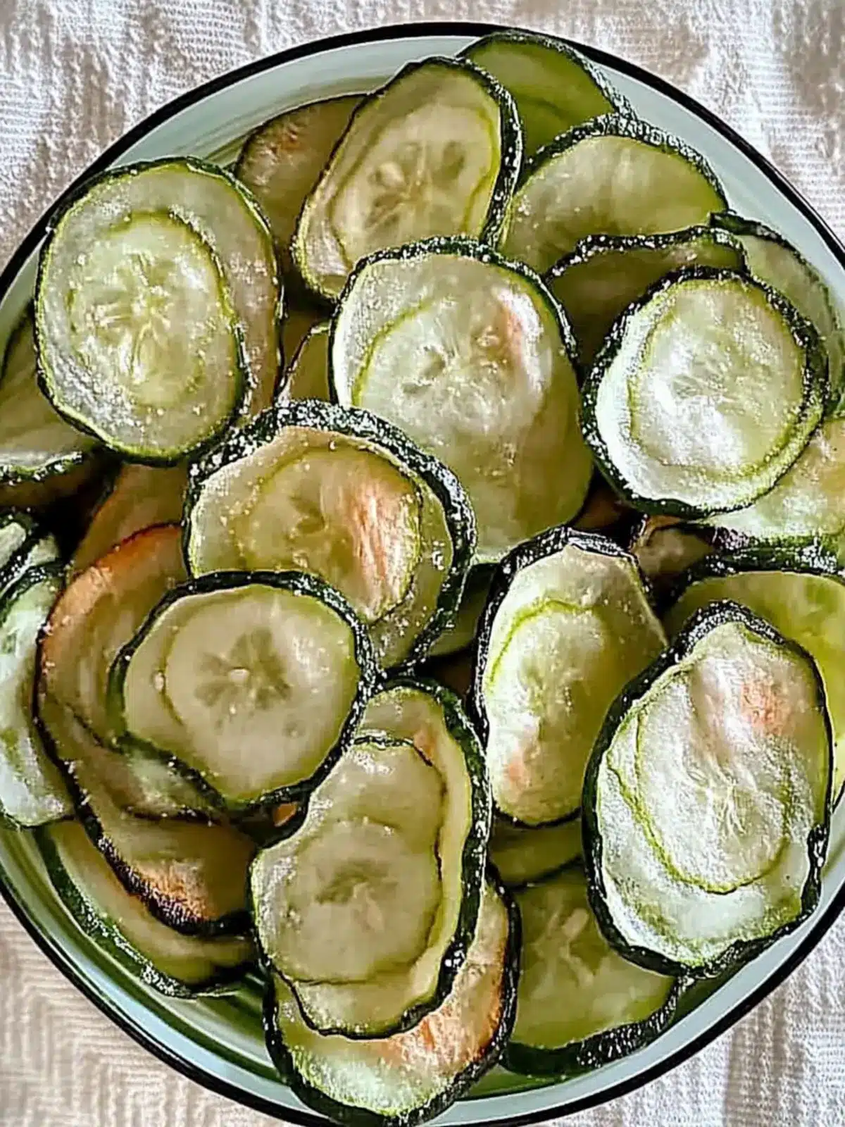 Savory Easy Salt & Vinegar Cucumber Chips for Healthy Snacking 3 Easy Salt & Vinegar Cucumber Chips