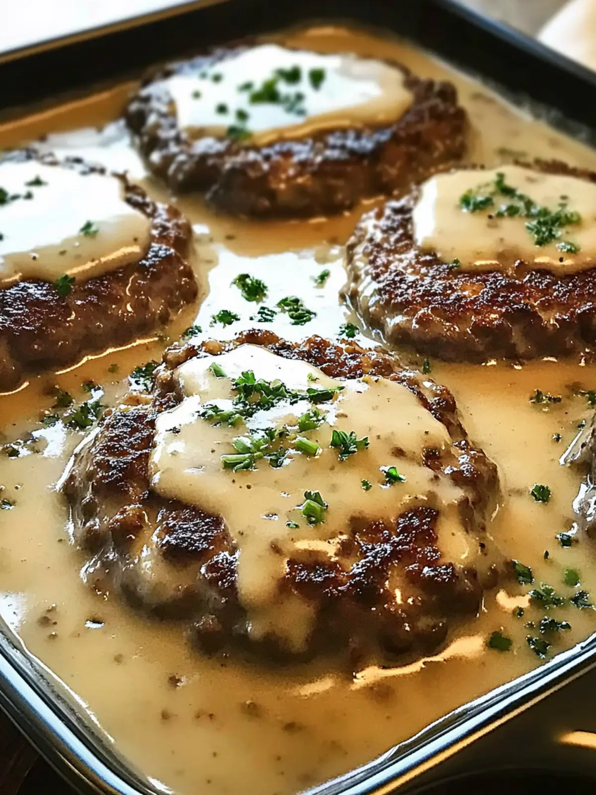 Amish Hamburger Steak Bake: A Cozy Comfort Food Delight 2 Amish Hamburger Steak Bake