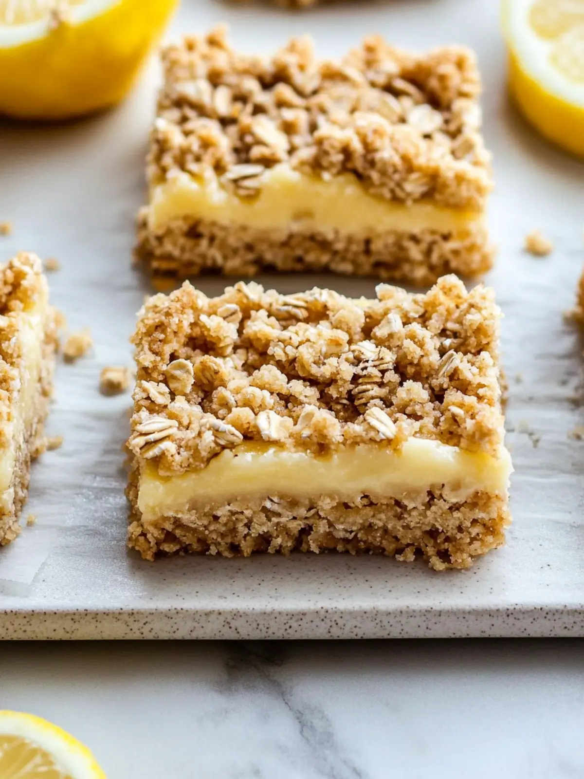 Delicious Lemon Oatmeal Crumble Bars Perfect for Any Occasion 4 Lemon Oatmeal Crumble Bars